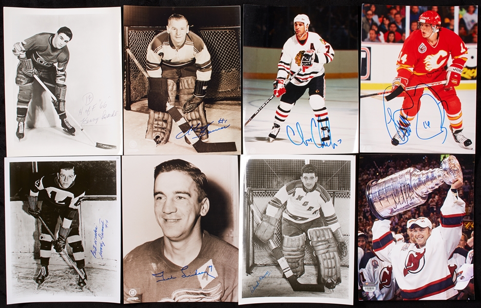 NHL HOFers & Greats Signed 8x10 Photo Group (20)