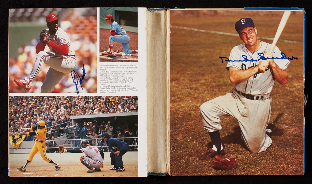 Multi-Signed Who's Who in Baseball History Book with 550+ Signatures