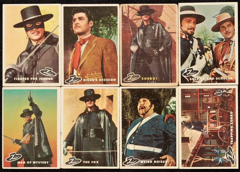 1958 Topps Zorro Complete Set (88)
