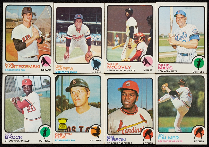 1973 Topps Baseball Partial Set, 35 HOFers (560/660)