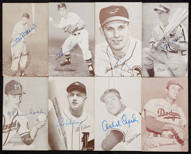Signed Exhibit Group with 22 HOFers (32)