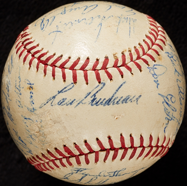 1960 Chicago Cubs Team-Signed Baseball (25)