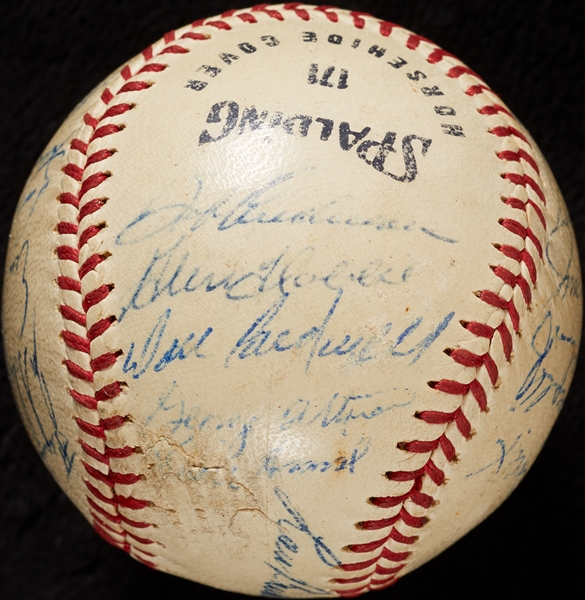 1960 Chicago Cubs Team-Signed Baseball (25)