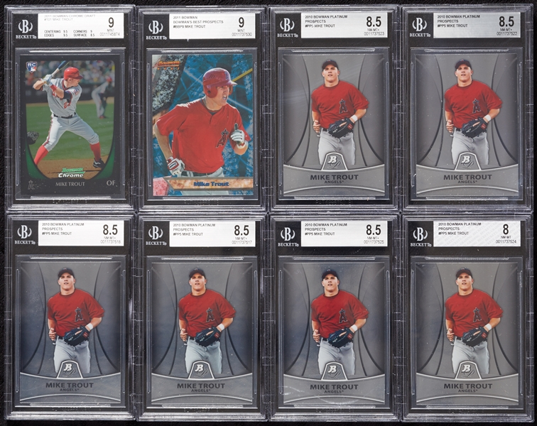 Mike Trout RC BGS-Graded Group (8)