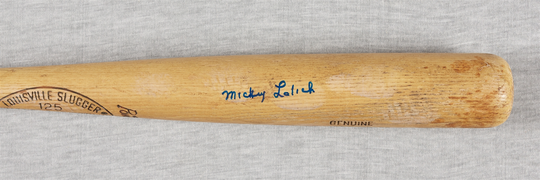 Mickey Lolich Fantasy Camp Jersey with Signed Bat (2)