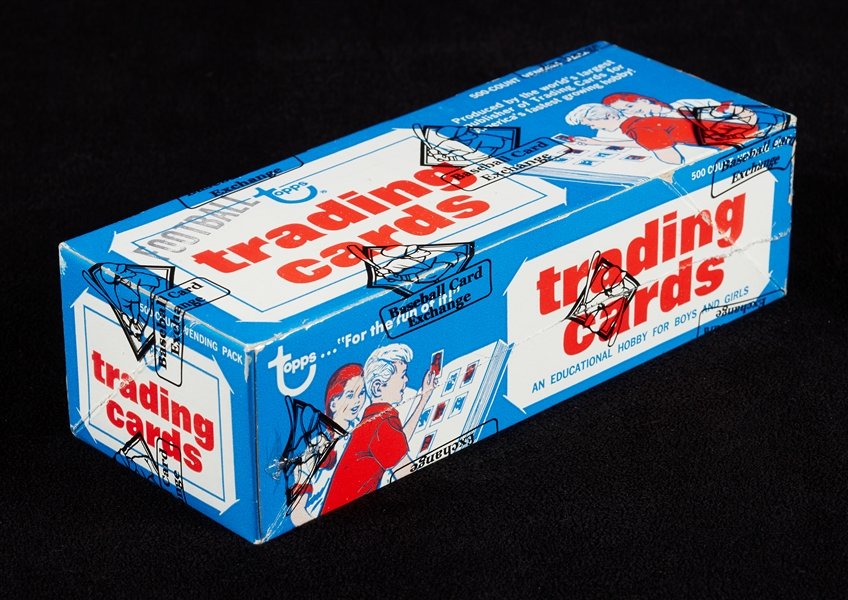 1972 Topps Football 1st Series Vending Box (500) (Fritsch/BBCE)