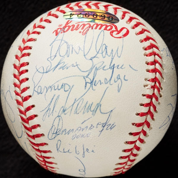 1998 New York Yankees Team-Signed WS Baseball (20) (Steiner)