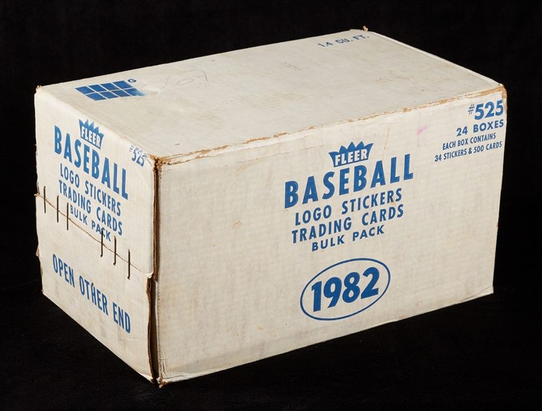 1982 Fleer Baseball Vending Sealed Case (12,000)