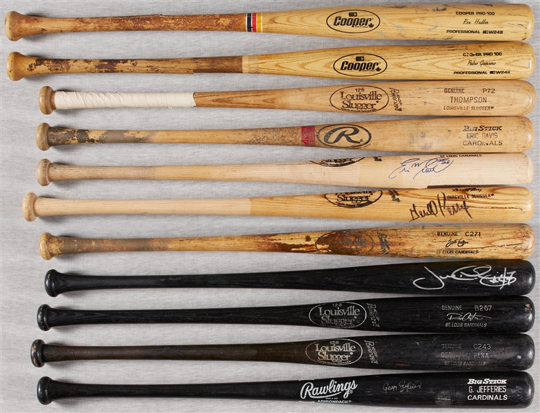 1990s St. Louis Cardinals Game-Used Bat Collection (11)
