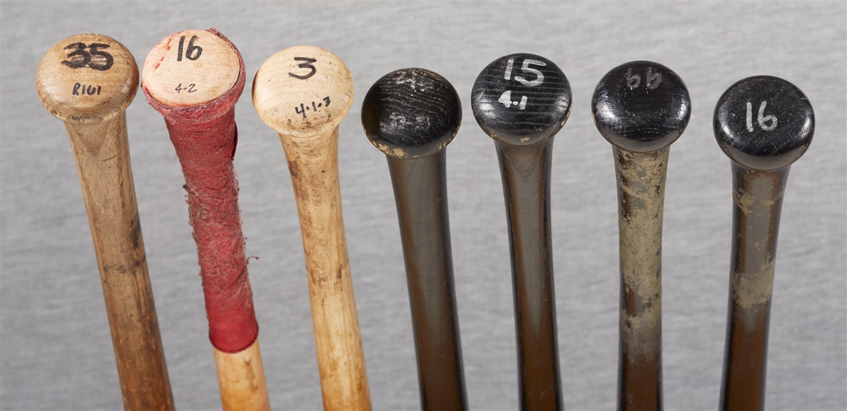 2004 St. Louis Cardinals NL Champs Game-Used Bat Collection (8)