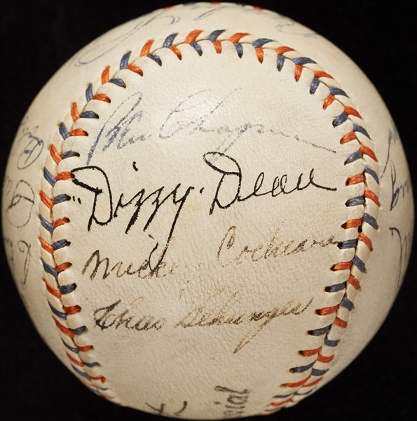 Babe Ruth, Lou Gehrig, Lazzeri, Dizzy Dean & Others Signed Baseball (13) (BAS)