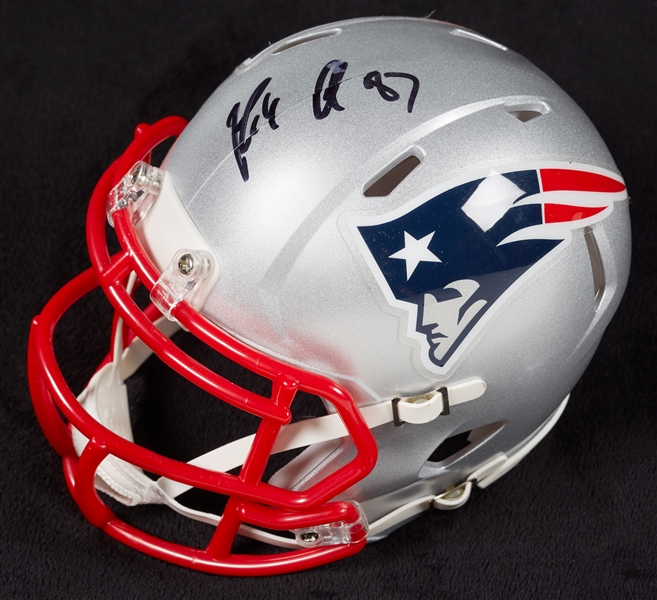 Rob Gronkowski Signed Patriots Mini-Helmet (JSA)