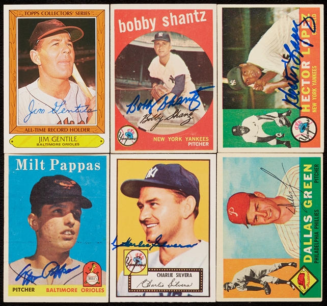 Signed 1950s-1970s Trading Cards Group (122)