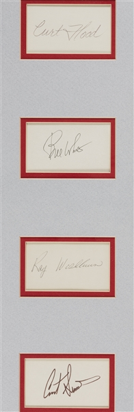St. Louis Cardinals 1946 & 1964 World Series Champs Cut Signature Displays (2)