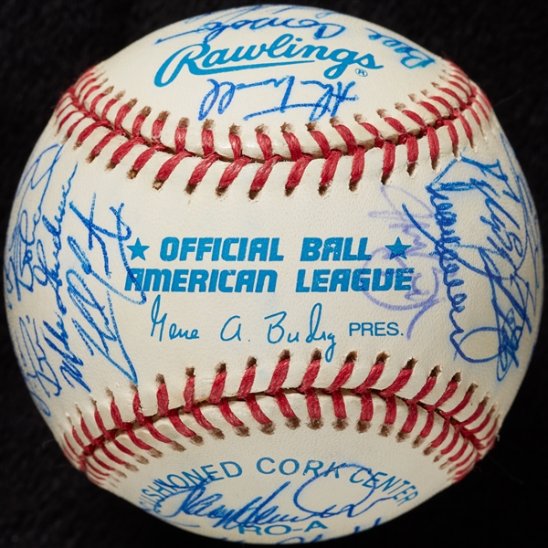 1995 Detroit Tigers Team-Signed OML Baseball (34)