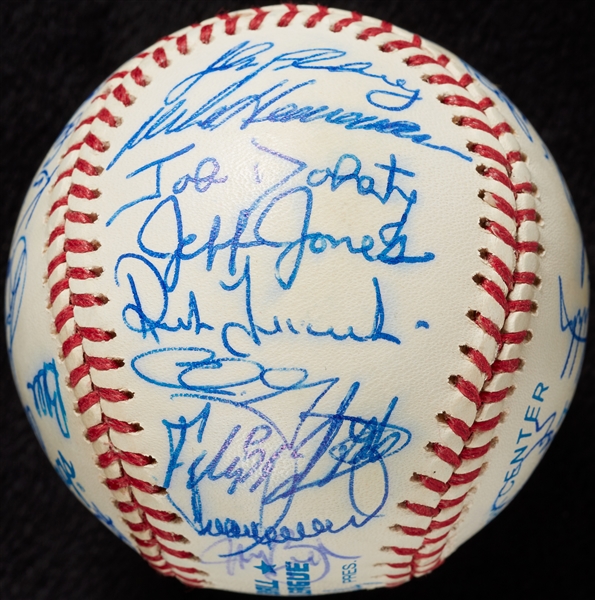 1995 Detroit Tigers Team-Signed OML Baseball (34)