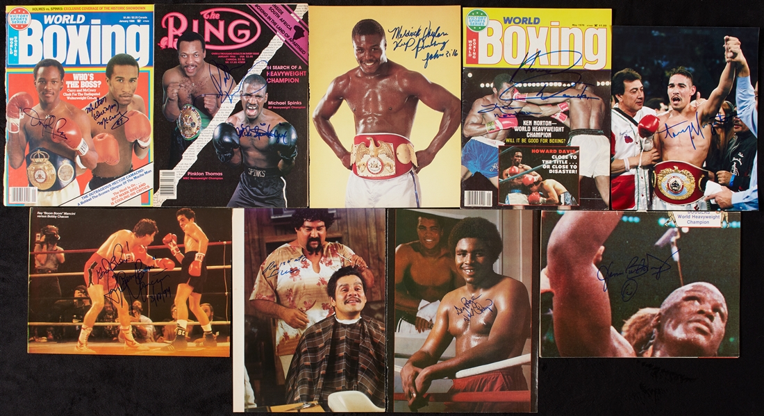 Boxing Champions Signed Photo Group (18)