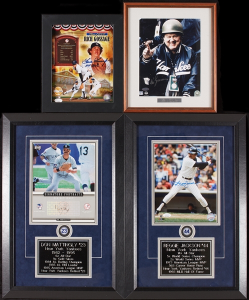 New York Yankees Greats Signed Group (4)