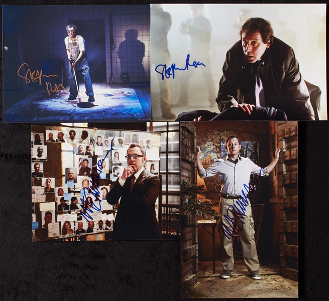 Stephen Root, Benjamin Walker, Michael Emerson & Stephen Rea Signed Photos (8)