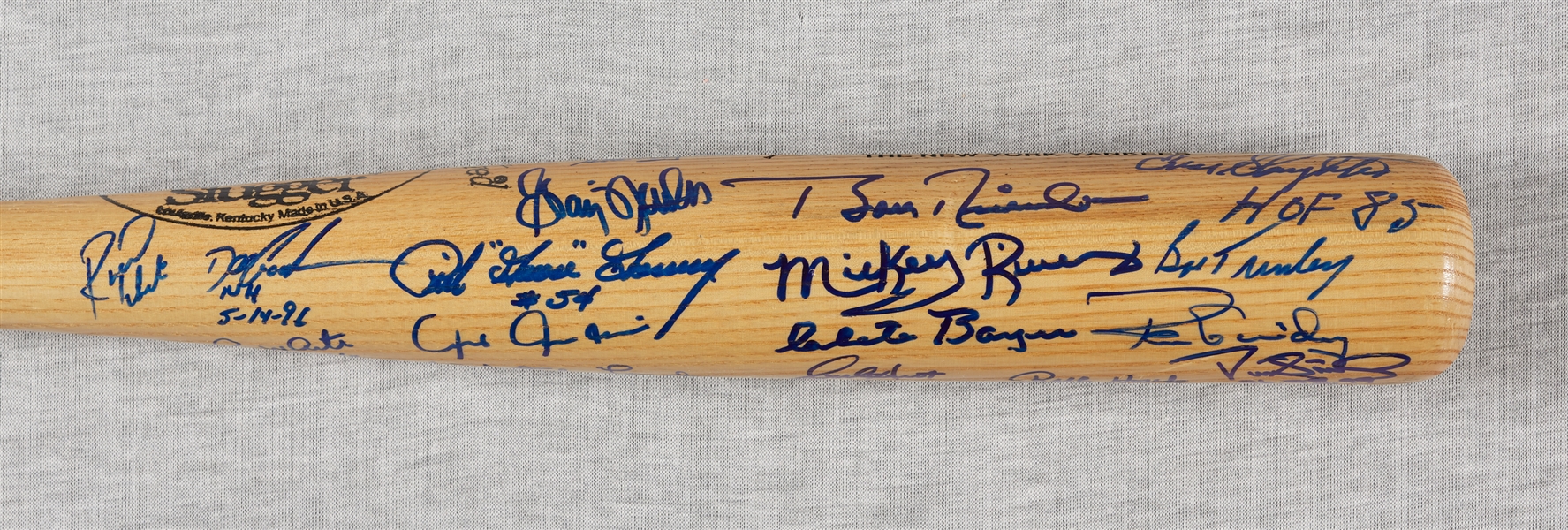 New York Yankees Multi-Signed Bat (28 Signatures) (PSA/DNA)