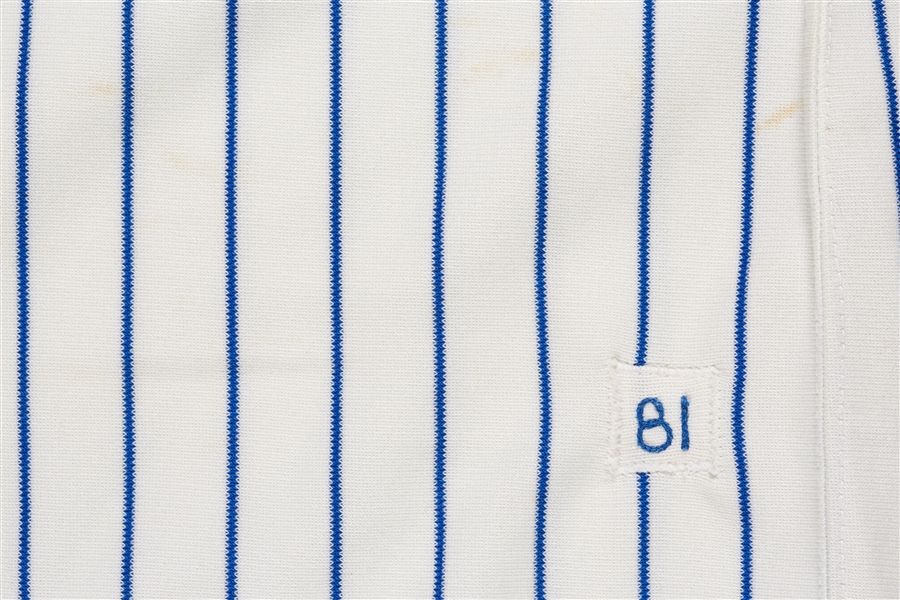 Chicago Cubs 1981 Pinstriped Game-Worn Home Jersey