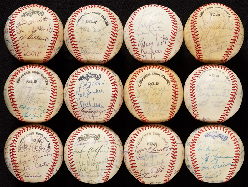 1978 National League Team-Signed Baseballs Group (12)