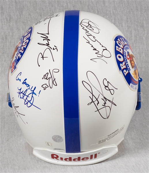 2001 NFL Pro Bowl Multi-Signed Full-Size Helmet