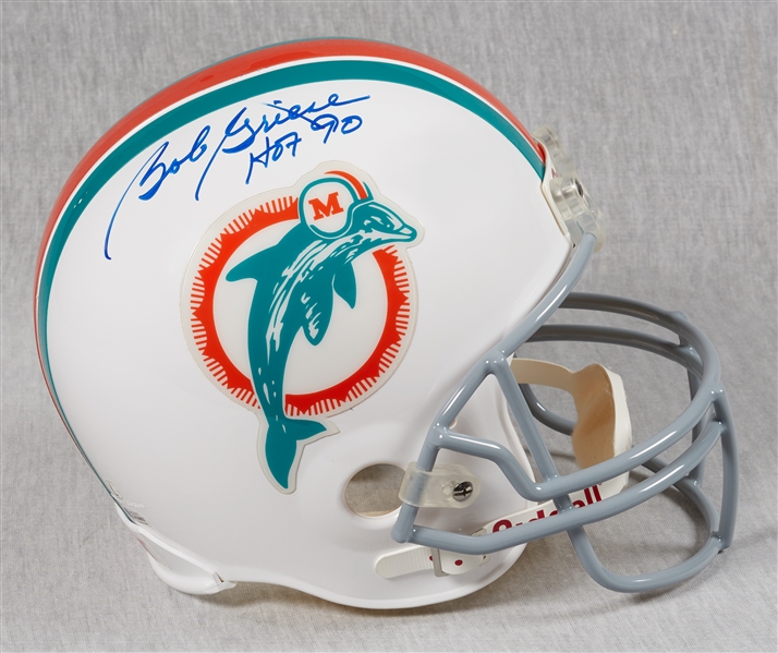 Bob Griese Signed Dolphins Full-Size Helmet (BAS)