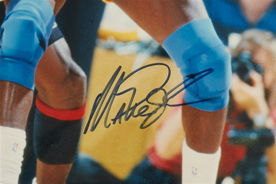 Shaquille O'Neal & Magic Johnson Signed 16x20 Photos (2)