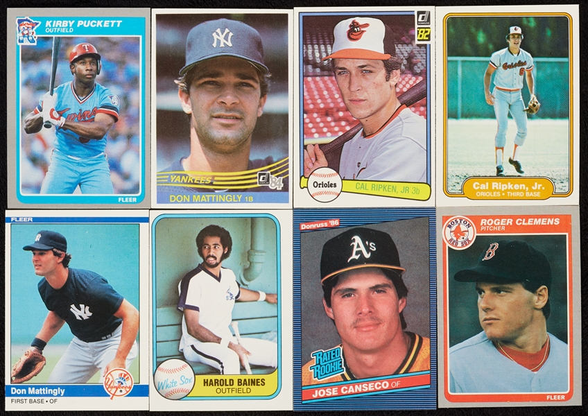 1981-87 Pristine Complete Sets of Fleer and Donruss Baseball (14)