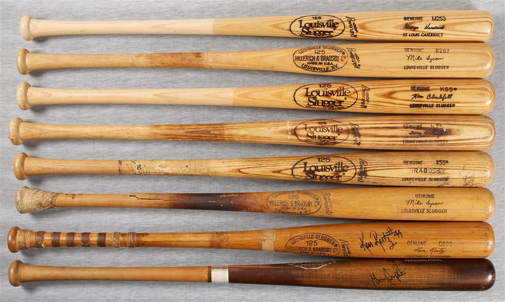 1970s St. Louis Cardinals Game-Used Bat Collection (8)