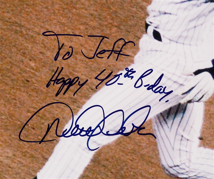 Derek Jeter Signed 16x20 Framed Photo (Steiner)