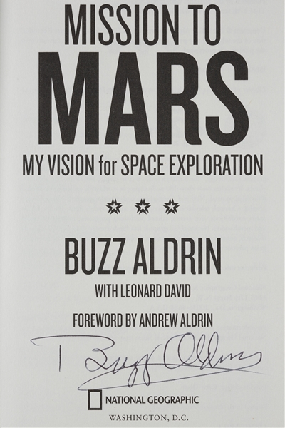 Buzz Aldrin Signed Books Group (6)