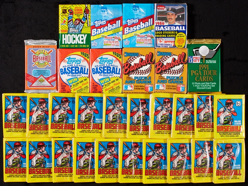 Unopened Trading Card Hoard with (20) 1979 O-Pee-Chee Baseball