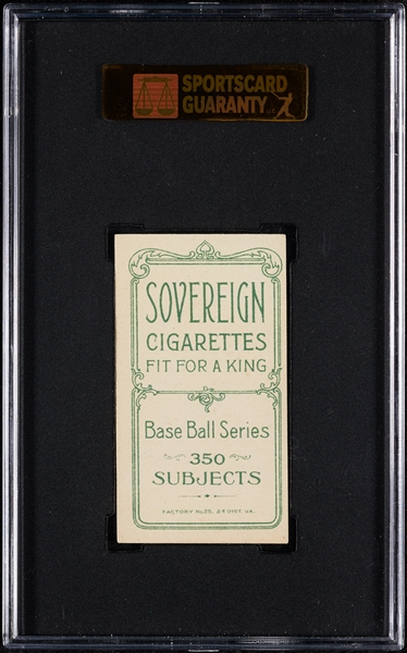 1909-11 T206 Danny Murphy Throwing (Sovereign) SGC 6