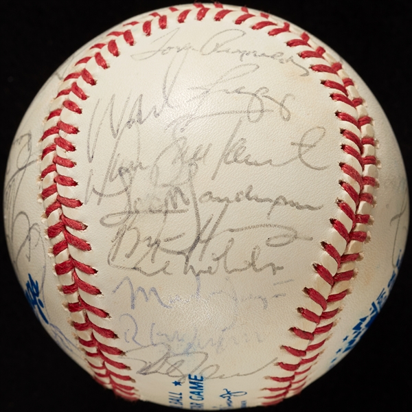1991 American League All-Star Team Signed Baseball (28) (BAS)