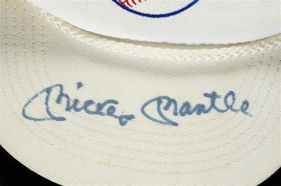 Mickey Mantle Signed Mantle Golf Cap (JSA)