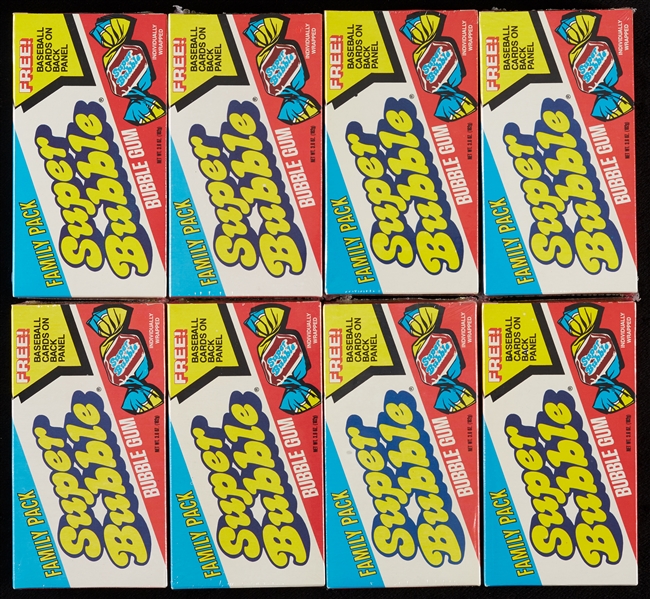 1985 Donruss Super Bubble Full Boxes Complete Set (8)