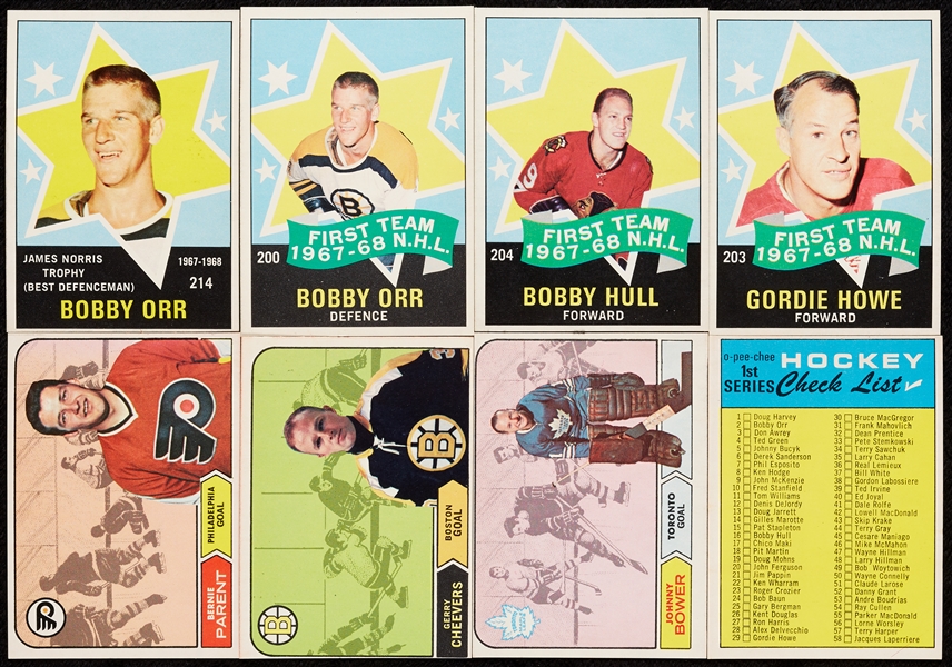 High-Grade 1968-69 O-Pee-Chee Hockey Complete Set (216)