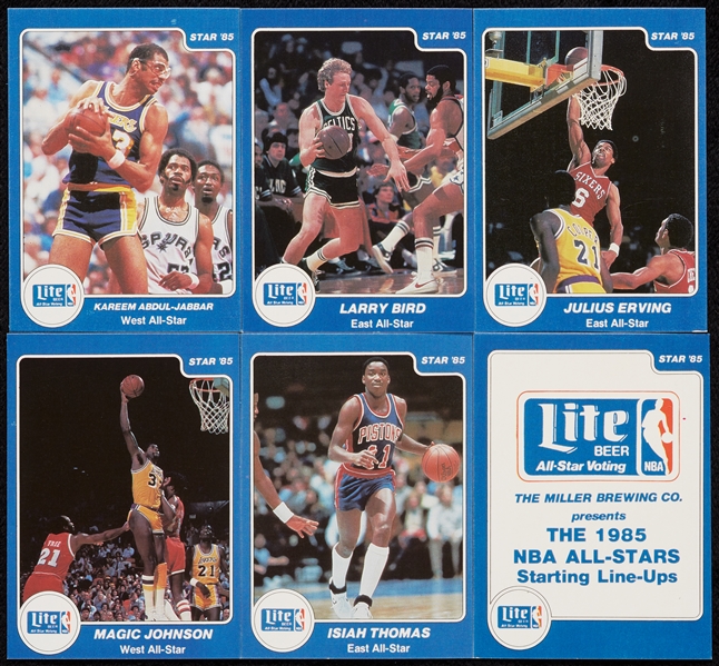 1985 Star Co. Lite All-Stars Set with Michael Jordan BGS 8 (13)