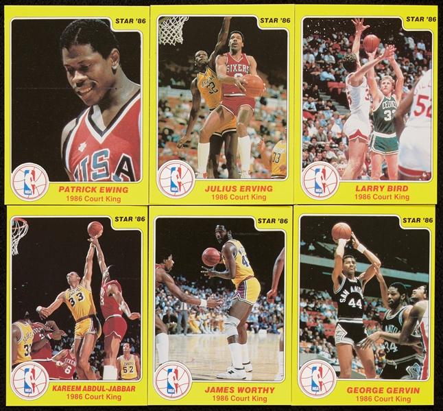1986 Star Co. Court Kings Set with Michael Jordan BGS 8.5 (33)