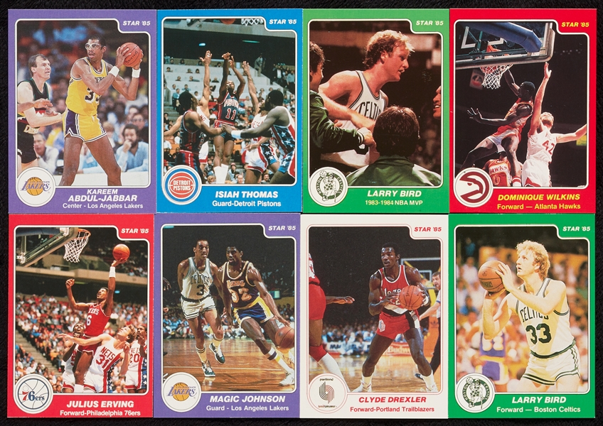 1984-85 Star Co. Complete Set with Michael Jordan XRC BGS 7.5 (288)