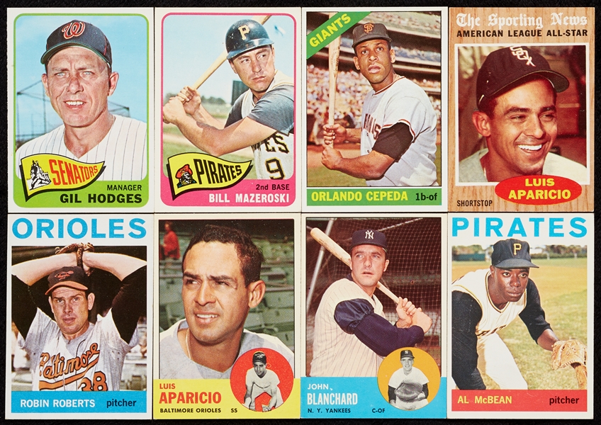 Massive Group of 1960s Topps Baseball With HOFers, Stars, High Nos. (1,327)