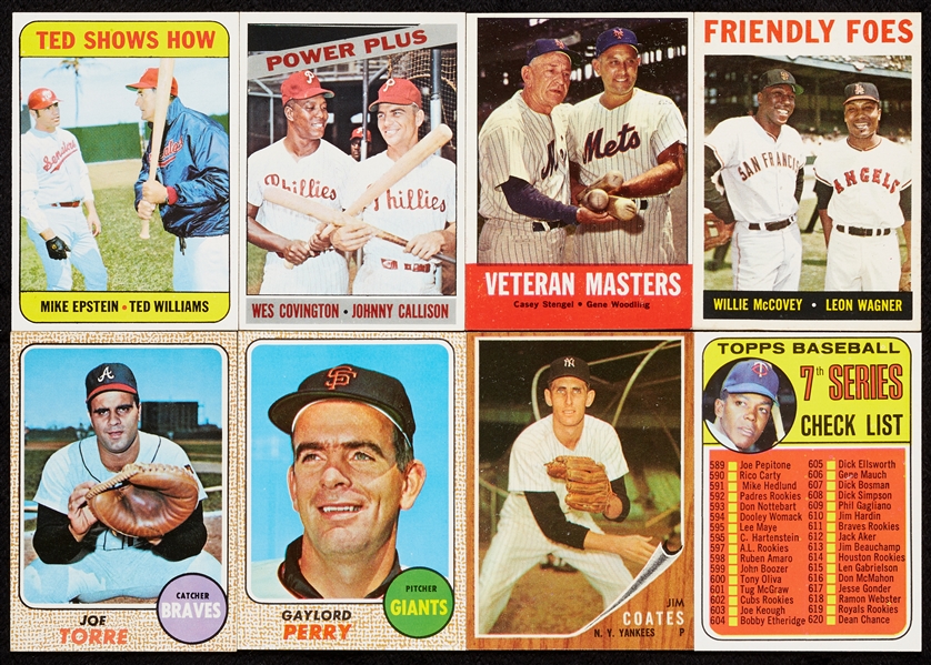 Massive Group of 1960s Topps Baseball With HOFers, Stars, High Nos. (1,327)