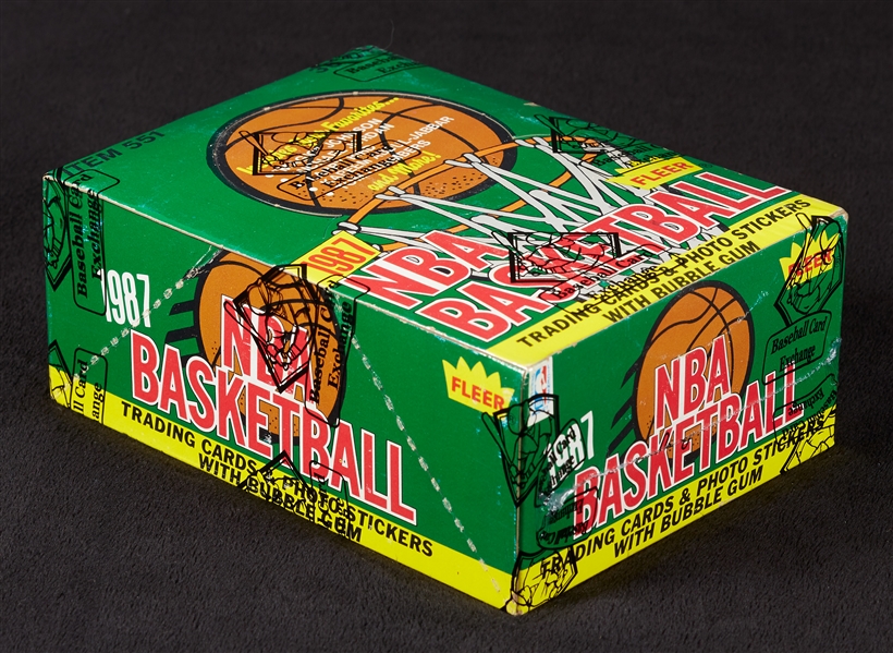 1987-88 Fleer Basketball Wax Box (36) (BBCE)