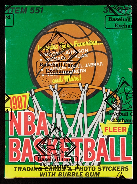 1987-88 Fleer Basketball Wax Box (36) (BBCE)