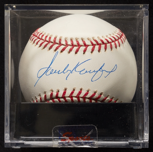 Sandy Koufax Single-Signed ONL Baseball (Graded PSA/DNA 9)