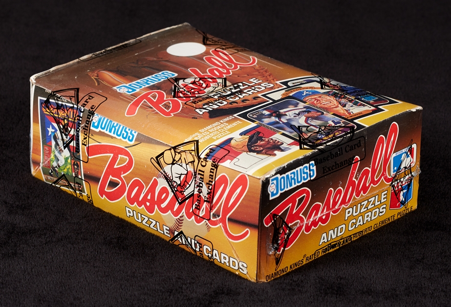 1987 Donruss Baseball Wax Box Group in Original Case (6) (BBCE)