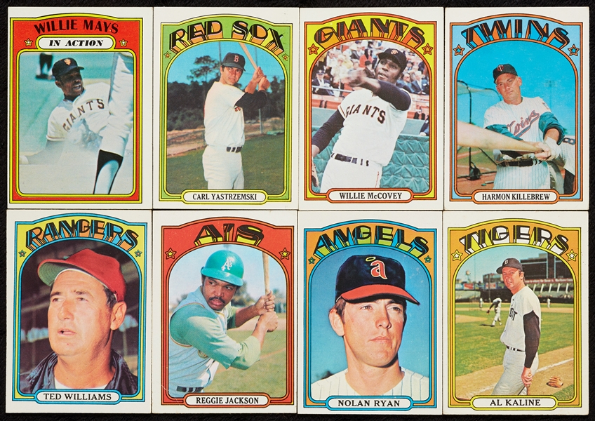 Signed 1972 Topps Partial Set with 93 Signed (488)