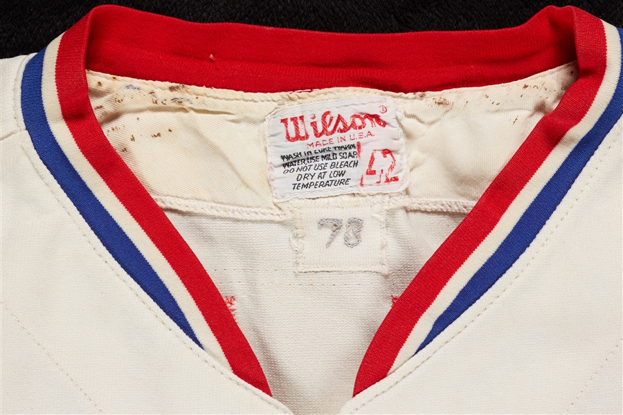 1973 Texas Rangers Game-Worn Second Year Knit Road Jersey 